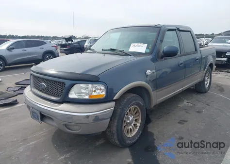 2002 Ford F-150 Lariat/Xlt из США, поврежденный, VIN 1FTRW07692KC99009